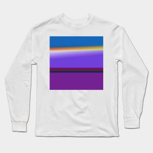 red blue green texture art Long Sleeve T-Shirt